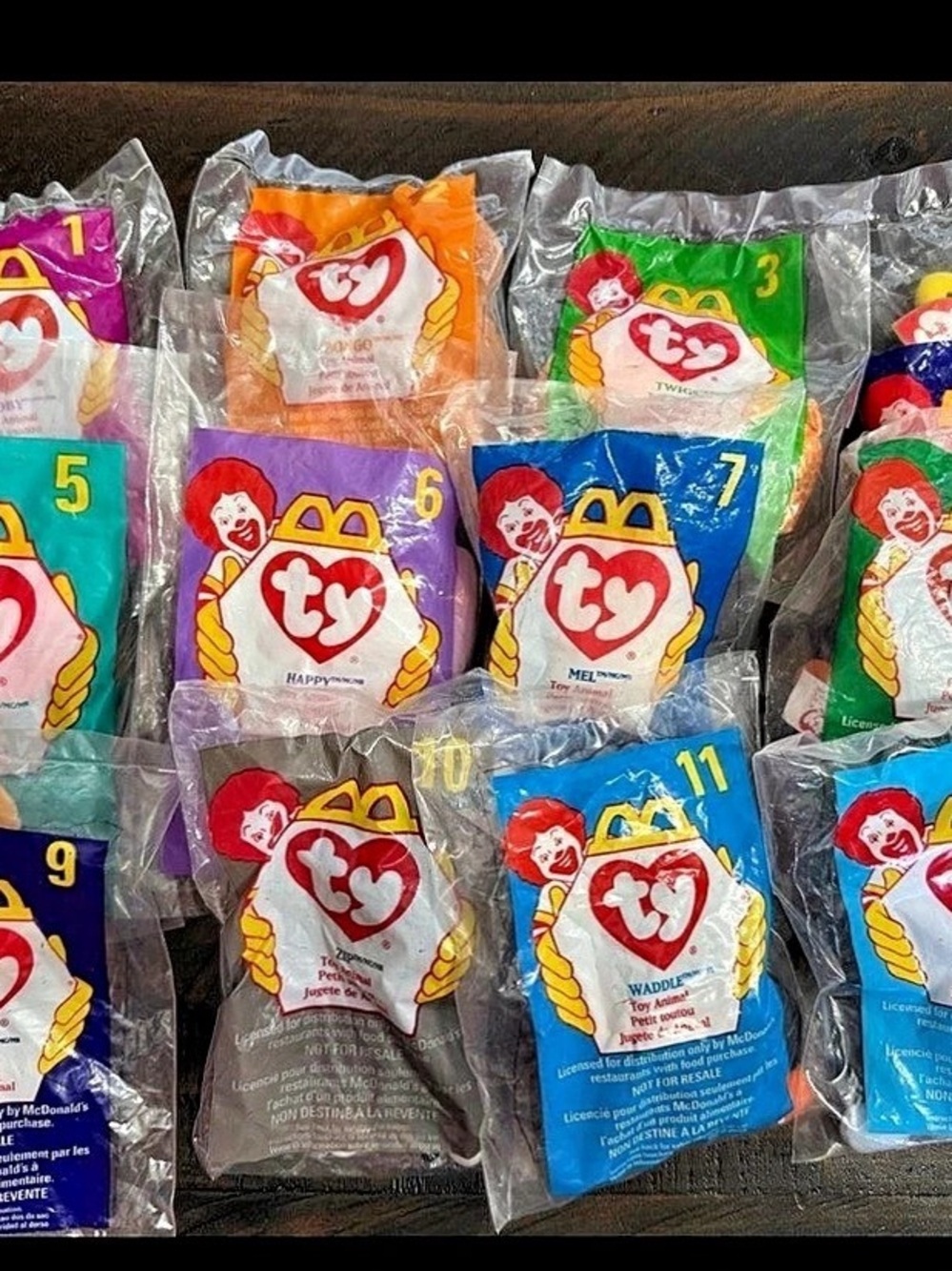 McDonald's Ty Beanie Babies Collectible -1998